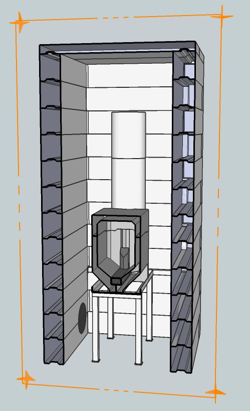 Section single bell batch rocket bell